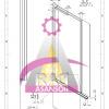 درب نیمه اتومات 70 دولته یاران عرض درب
