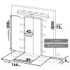 مشخصات درب تمام اتومات سانترال کابین 80 دولته یاران